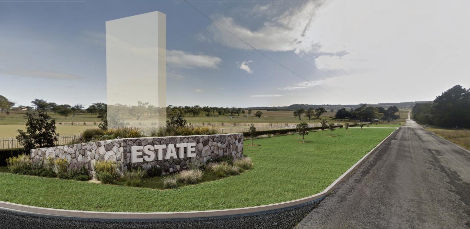 Estate entry render