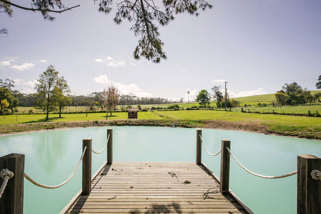 Dam and jetty