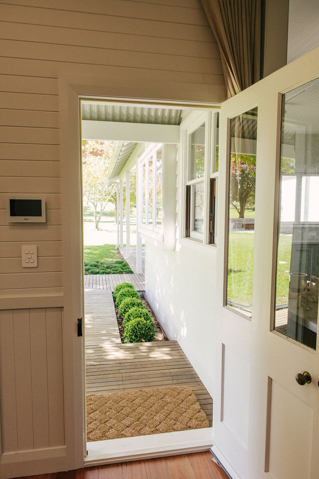 Verandah and entry